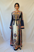The Naya Thobe - Luxurious | Blue & White